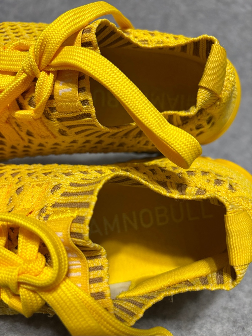 NOBULL Project Yellow Lemon Drop Knit Runner Trainer Unisex Sneaker W9/M7.5 - Picture 6 of 9